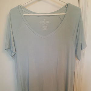 American Eagle Soft & Sexy Light Blue T Shirt